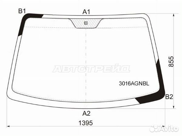 Стекло лобовое