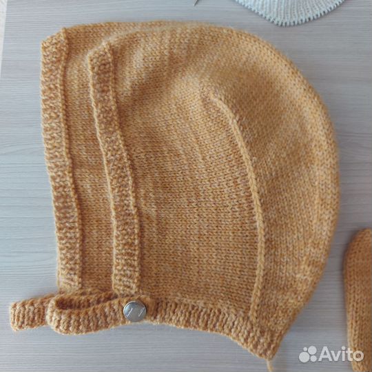 Чепчик вязаный женский 54 размер