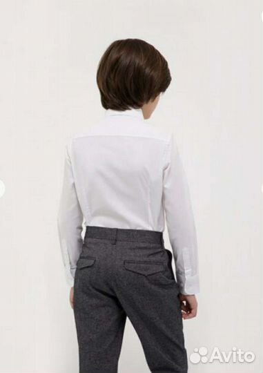 Рубашка белая Gulliver 158