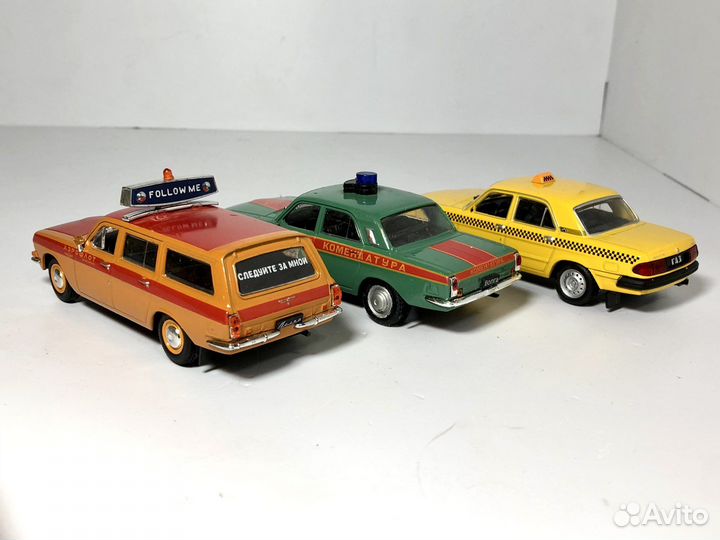Лот моделей #7 Газ Волга 1:43 Дефект