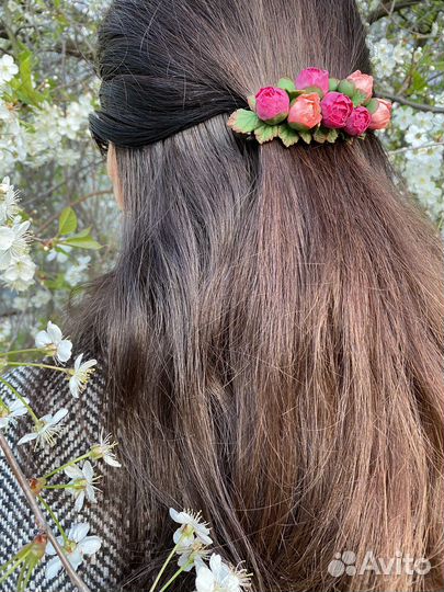 Заколка для волос ручная работа