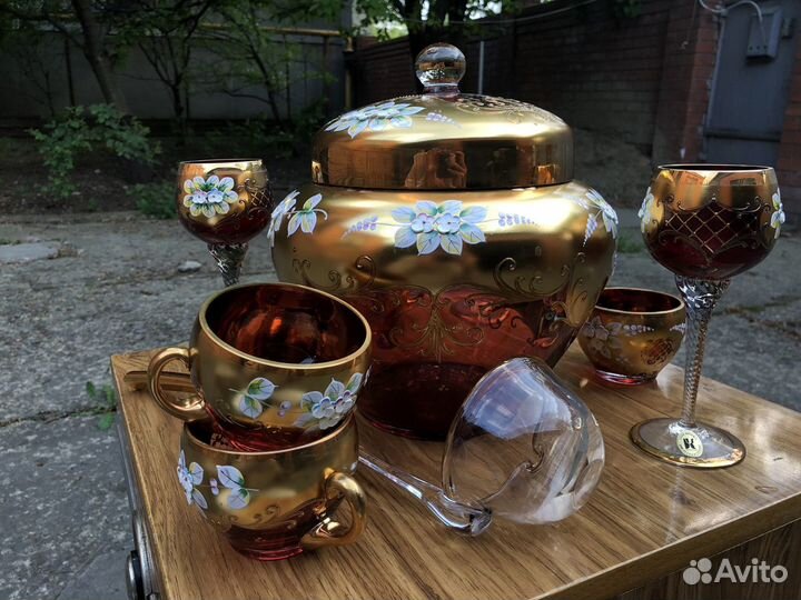 Праздничный набор посуды Богемия Bohemia rokoko