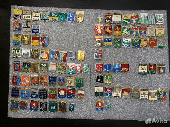 Значки гербы городов