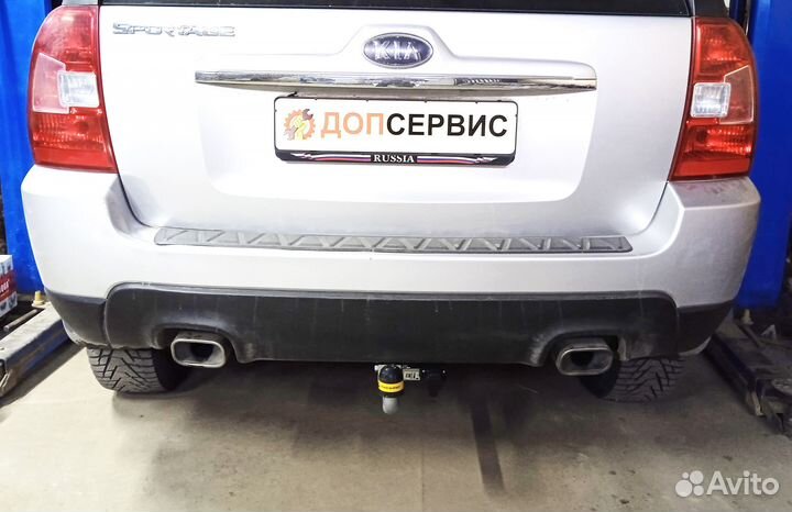 Фаркоп с оцинкованным шаром на Kia Sportage 2