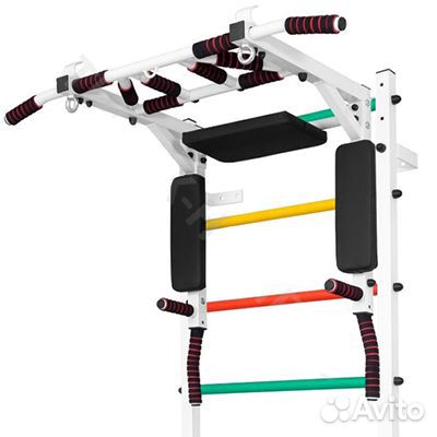 Турник 3в1 Мультихват на шс, белый