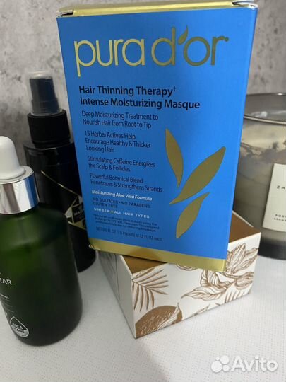 Маска для волос pura d'or iherb в наличии