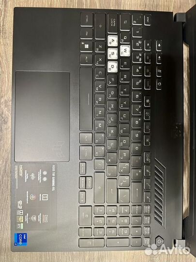 Asus FX507ZM (i7 12700H/RTX3060/SSD512)