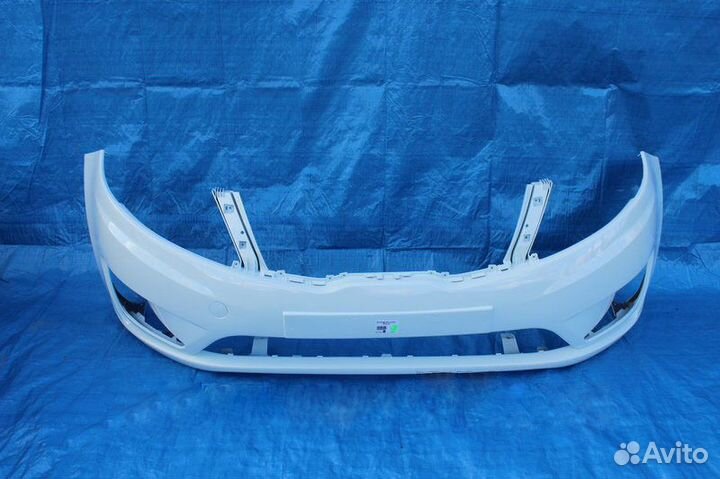 Бампер передний в цвет киа рио kia rio