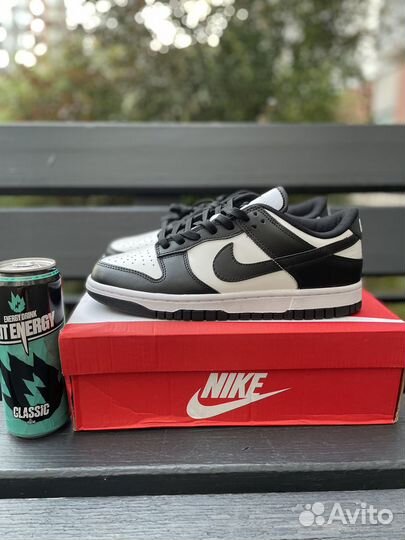 Кроссовки Nike Dunk Low Black White Оригинал