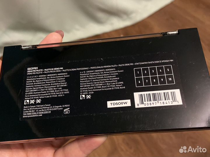 Палетка теней Nyx