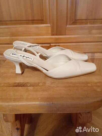 Босоножки женские, натуральная кожа. Винтаж