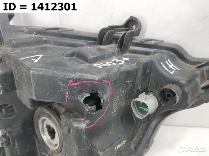 Птф передняя левая Kia Rio