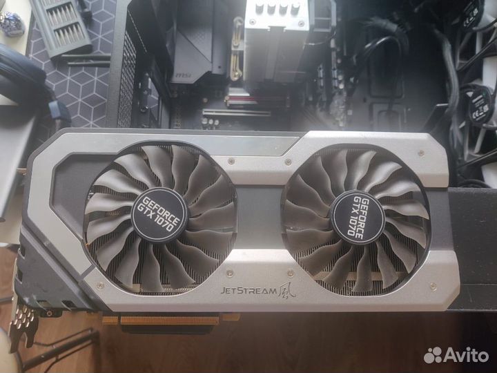 Видеокарта GTX 1070ti super JetStream