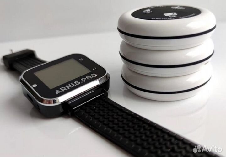 Кнопка вызова персонала, официанта, часы-пейджер