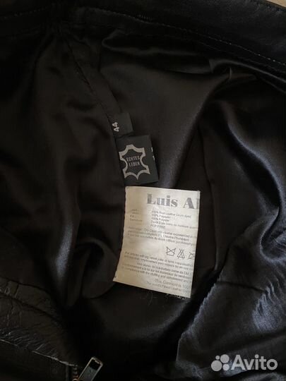 Брюки мужские кожаные