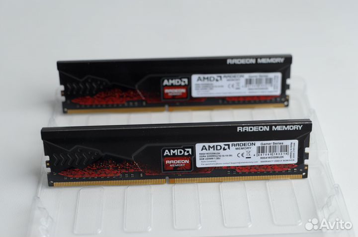 DDR4 16gb Amd Radeon 3200 MHz (16-18-18-39)