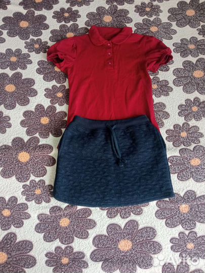 Школьная синяя форма для девочки 1-2 класс