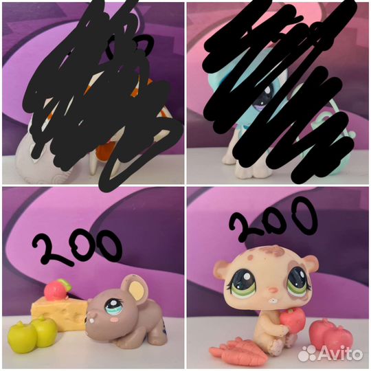 Littlest pet shop фигурки оригинал