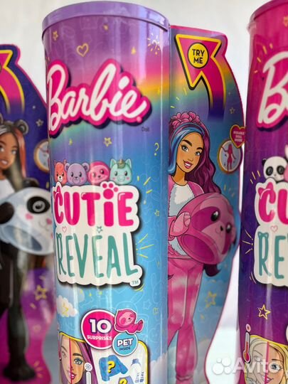 Barbie серия Cutie Reveal Милашки проявляшки