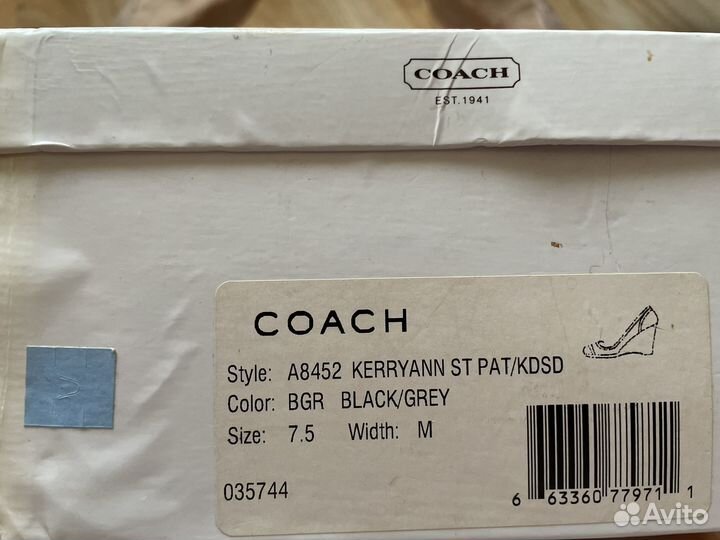 Продаю туфли coach