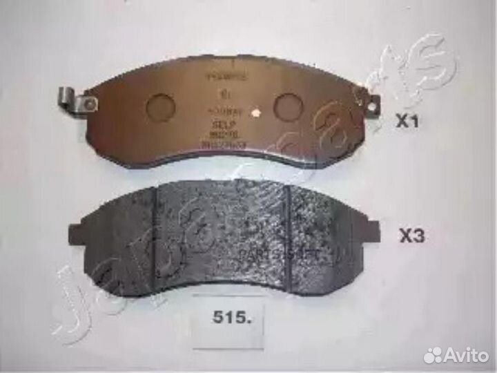 Japanparts PA-515AF Колодки торм.пер