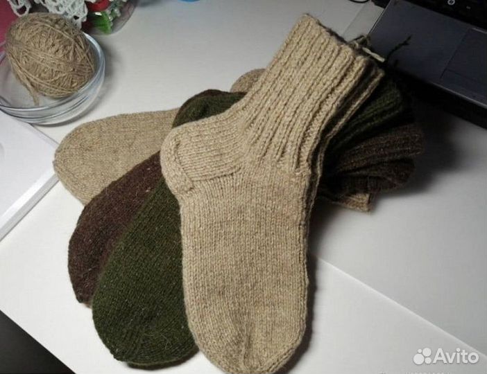 Носки вязанные ручной работы