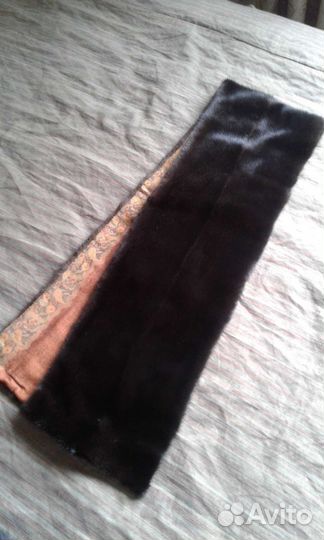 Накидка палантин норковый