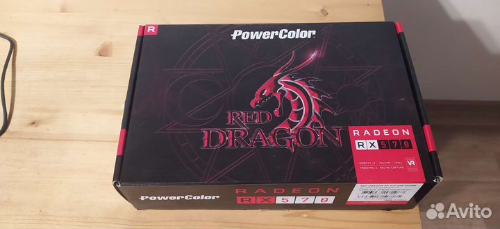Видеокарта Powercolor rx570 4gb