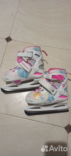 Коньки детские Холодное сердце 26-31 р
