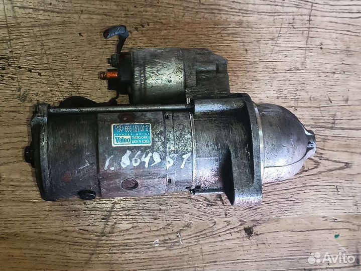 Стартер ssangyong kyron 2.0 6651510101