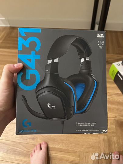 Игровые наушники logitech g 431