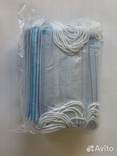 Маска медицинская защитная одноразовая