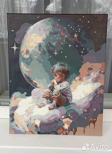 Интерьерная картина, ручная работа, большая