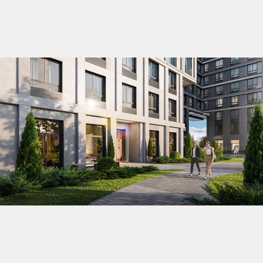 2-к. апартаменты, 42,8 м², 2/20 эт.