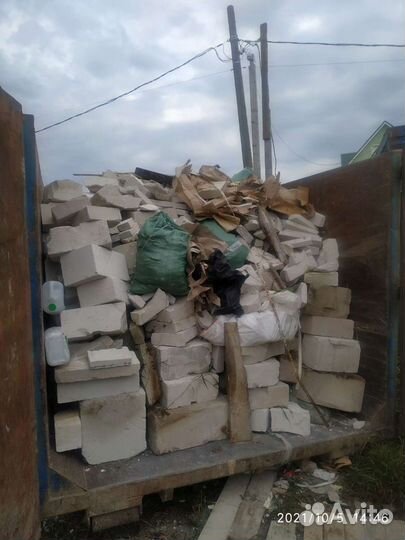 Вывоз строительного мусора контейнер