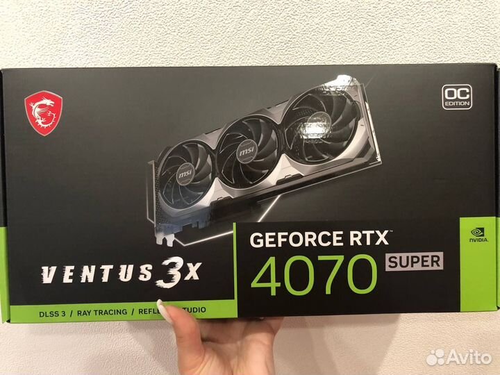 Новая RTX 4070 Super MSI