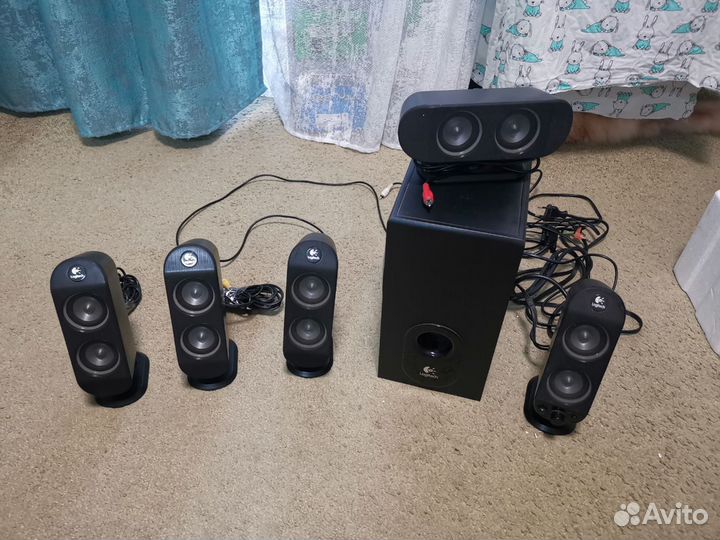 Акустическая система 5.1 Logitech X-530 (колонки)