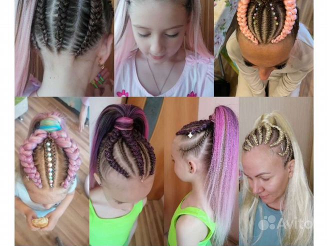 Коса без плетения braid without braiding