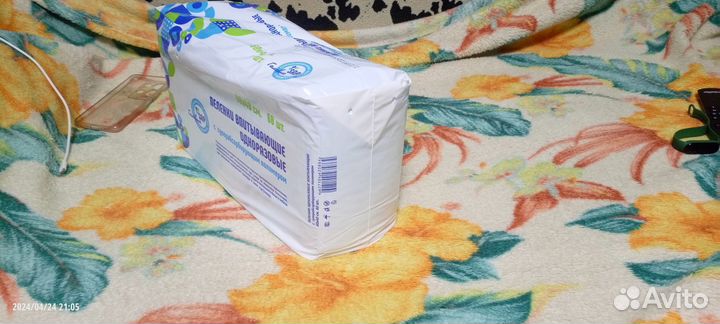 Пеленки одноразовые 60х40 60 шт