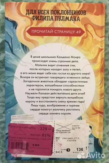 Книга «Дитя огня и волшебная корона»