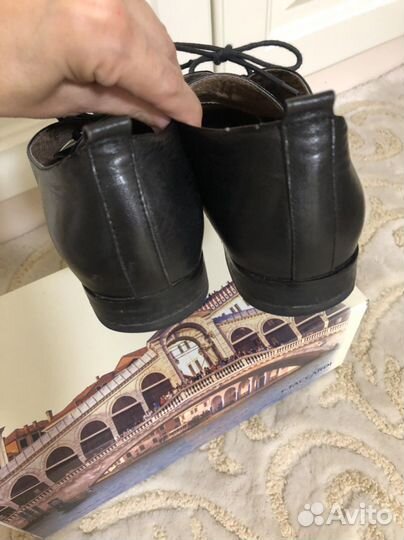 Ботинки девушке нат. Кожа