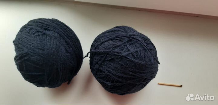 Пряжа полушерсть в клубках