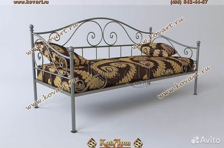 Диваны кованые. Диван кровать кованый. ART: N148