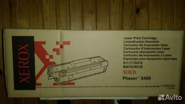 Картридж для лазерного принтера, новый xerox Phase
