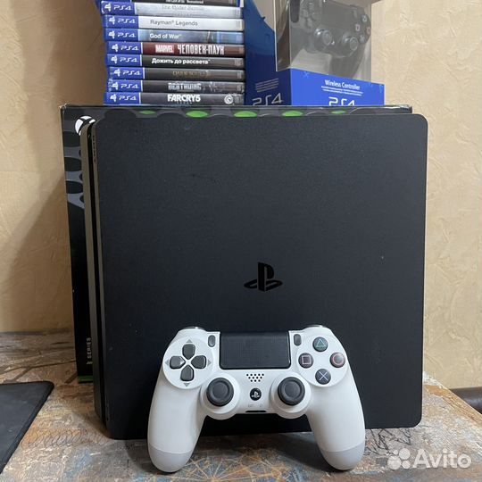 Sony Playstation 4 / Slim / 1000gb + 400 игр