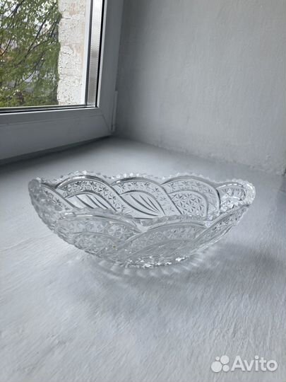 Хрустальный салатник