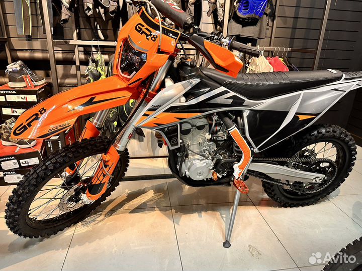 Мотоцикл GR8 F300L (4T 182MN 2x вал. FCR) Enduro