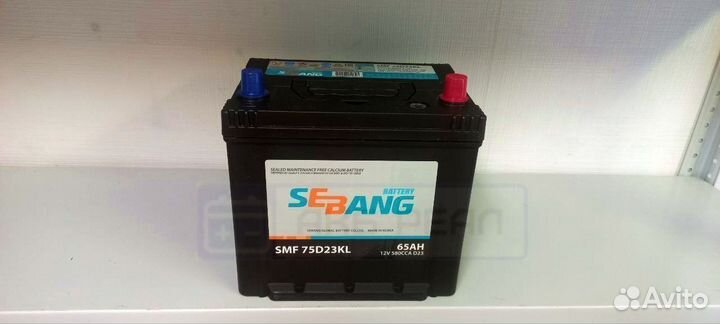 Аккумулятор 65 Ач Sebang Asia