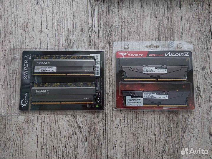 Брендовая память DDR4 16-32Gb 2666-3733Mhz