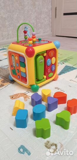 Развивающий кубик Жирафики